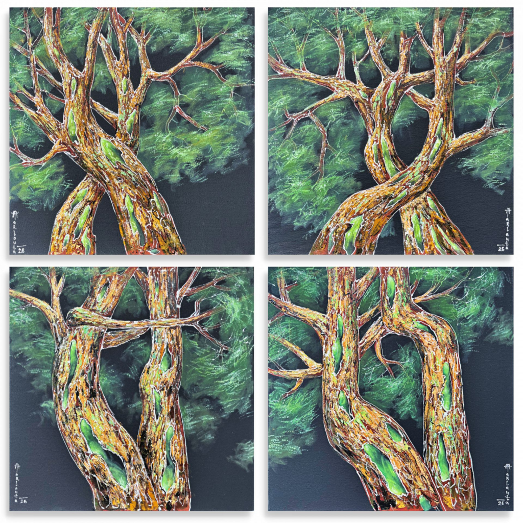 May Trees Rite #4-#7 (polyptich)