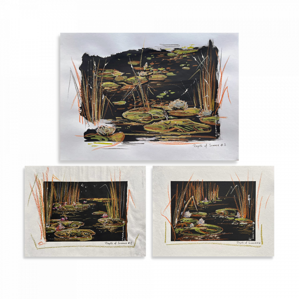 The Depth of Summer #1-#3 (the Triptych)